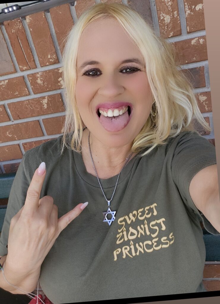 Daisy Chain in a Sweet Zionist Princess Shirt